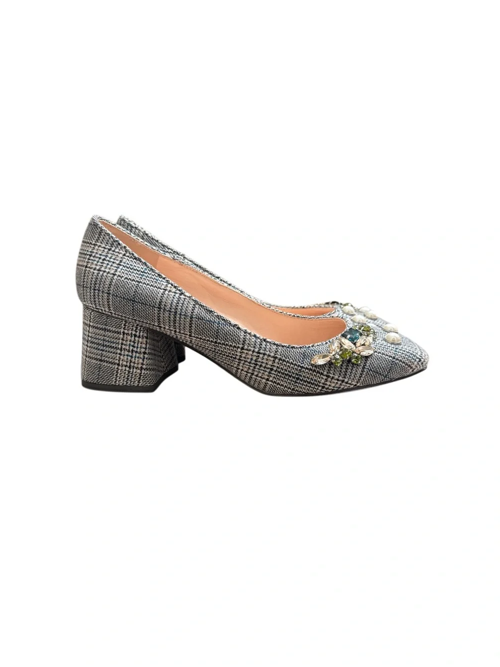 J. CREW CECELIA BLOCK HEEL PUMPS